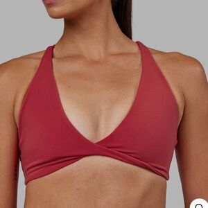 LSKD Agile Sports Bra in Claret